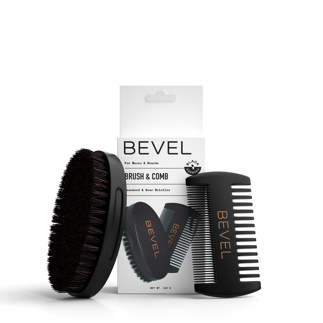 Bevel Brush & Comb Set